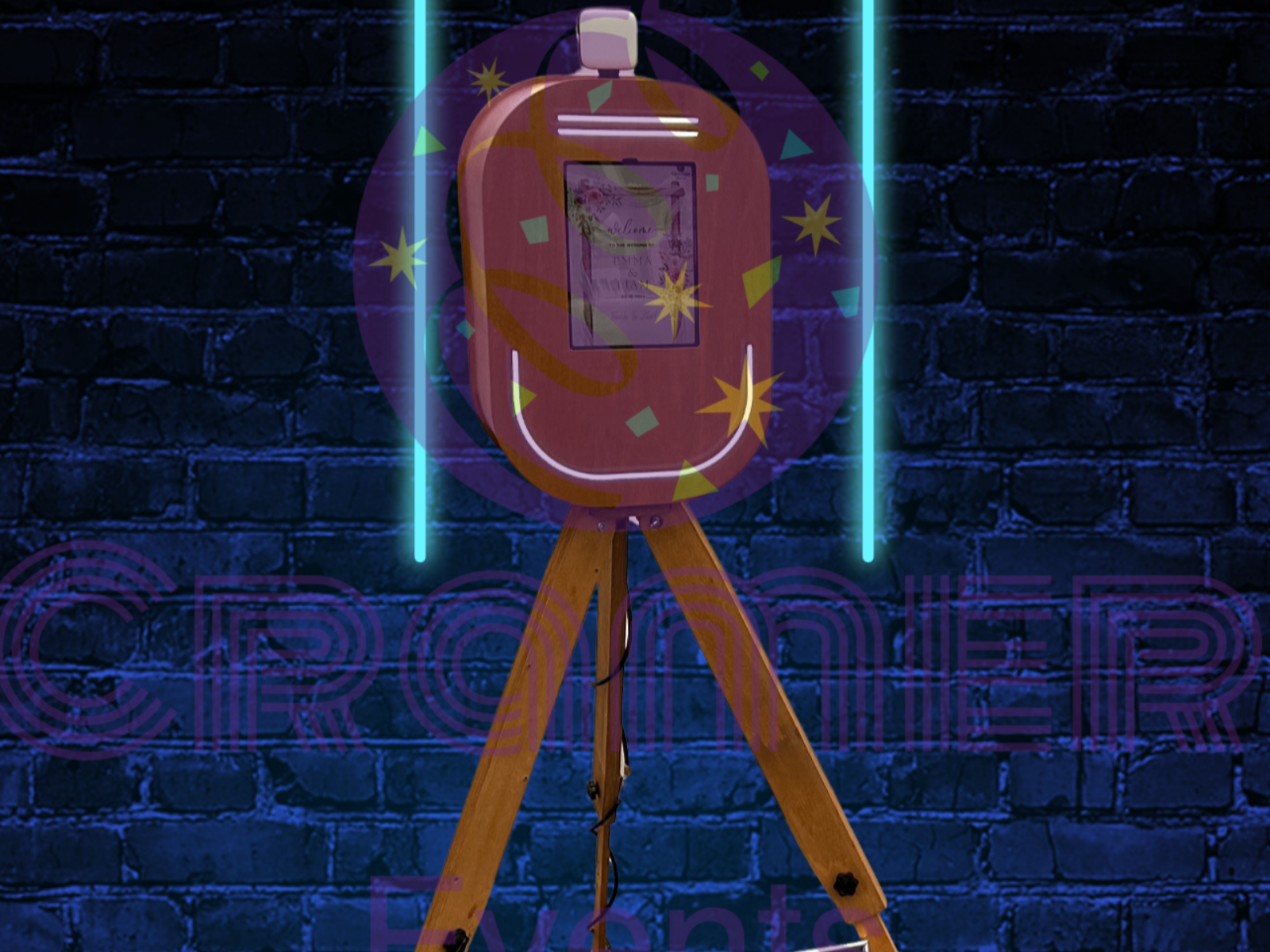 Memoir Selfie Booth by Cramer Events – compact digital photo booth in Kent